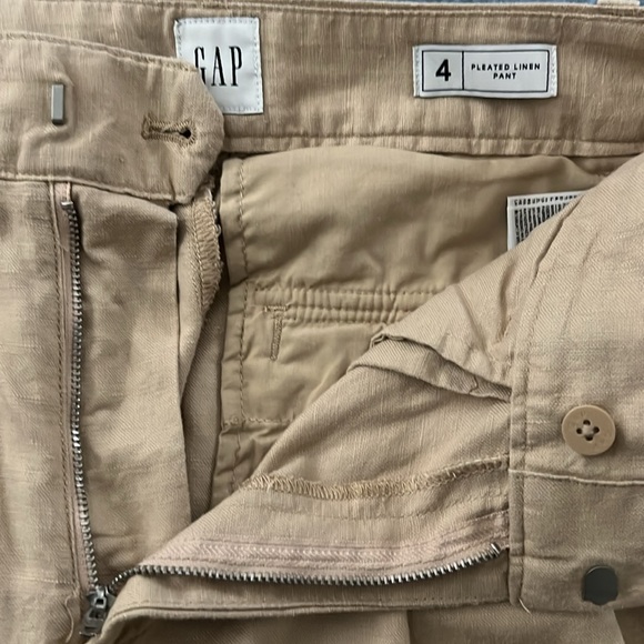 EUC GAP 365 High Rise Linen-Cotton Trousers. - Picture 4 of 8